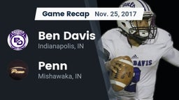 Recap: Ben Davis  vs. Penn  2017