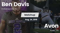 Matchup: Ben Davis HighSchool vs. Avon  2018