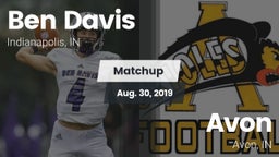 Matchup: Ben Davis HighSchool vs. Avon  2019