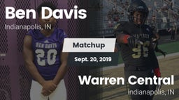 Matchup: Ben Davis HighSchool vs. Warren Central  2019