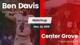Matchup: Ben Davis HighSchool vs. Center Grove  2019