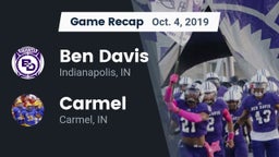 Recap: Ben Davis  vs. Carmel  2019