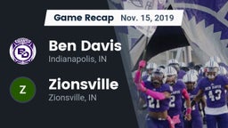 Recap: Ben Davis  vs. Zionsville  2019