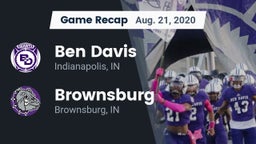 Recap: Ben Davis  vs. Brownsburg  2020