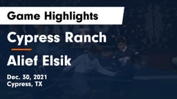 Cypress Ranch  vs Alief Elsik  Game Highlights - Dec. 30, 2021