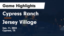 Cypress Ranch  vs Jersey Village  Game Highlights - Jan. 11, 2024
