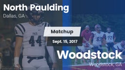 Matchup: North Paulding High vs. Woodstock  2017
