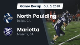 Recap: North Paulding  vs. Marietta  2018