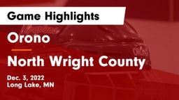 Orono  vs North Wright County Game Highlights - Dec. 3, 2022