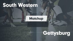 Matchup: South Western High vs. Gettysburg High 2016