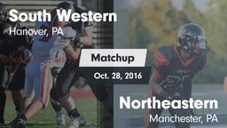 Matchup: South Western High vs. Northeastern  2016