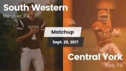 Matchup: South Western High vs. Central York  2017