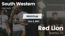 Matchup: South Western High vs. Red Lion  2017