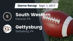 Recap: South Western  vs. Gettysburg  2017