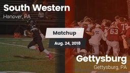 Matchup: South Western High vs. Gettysburg  2018
