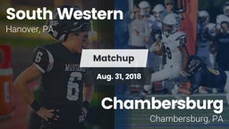 Matchup: South Western High vs. Chambersburg  2018
