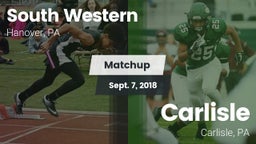 Matchup: South Western High vs. Carlisle  2018