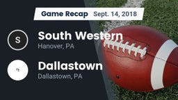 Recap: South Western  vs. Dallastown  2018