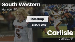 Matchup: South Western High vs. Carlisle  2019