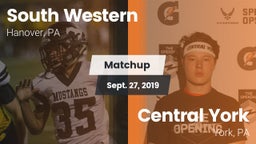 Matchup: South Western High vs. Central York  2019