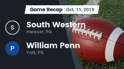 Recap: South Western  vs. William Penn  2019