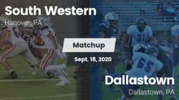 Matchup: South Western High vs. Dallastown  2020