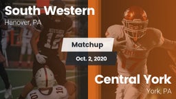 Matchup: South Western High vs. Central York  2020