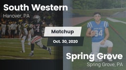 Matchup: South Western High vs. Spring Grove  2020
