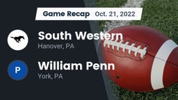 Recap: South Western  vs. William Penn  2022