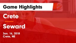 Crete  vs Seward  Game Highlights - Jan. 16, 2018