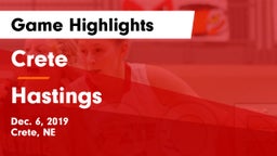 Crete  vs Hastings  Game Highlights - Dec. 6, 2019