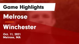 Melrose  vs Winchester  Game Highlights - Oct. 11, 2021
