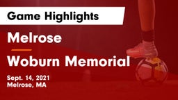 Melrose  vs Woburn Memorial  Game Highlights - Sept. 14, 2021