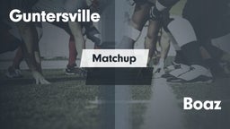 Matchup: Guntersville High vs. Boaz  2016