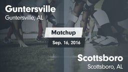 Matchup: Guntersville High vs. Scottsboro  2016