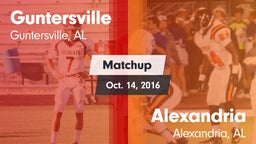 Matchup: Guntersville High vs. Alexandria  2016