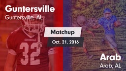 Matchup: Guntersville High vs. Arab  2016