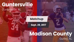 Matchup: Guntersville High vs. Madison County  2017