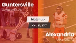 Matchup: Guntersville High vs. Alexandria  2017
