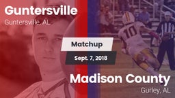 Matchup: Guntersville High vs. Madison County  2018