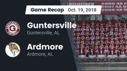 Recap: Guntersville  vs. Ardmore  2018