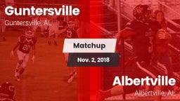 Matchup: Guntersville High vs. Albertville  2018
