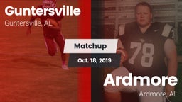 Matchup: Guntersville High vs. Ardmore  2019