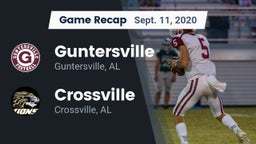 Recap: Guntersville  vs. Crossville  2020
