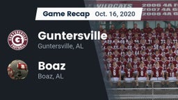 Recap: Guntersville  vs. Boaz  2020