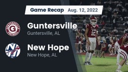 Recap: Guntersville  vs. New Hope  2022