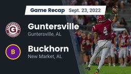 Recap: Guntersville  vs. Buckhorn  2022
