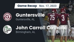 Recap: Guntersville  vs. John Carroll Catholic  2023
