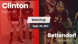 Matchup: Clinton  vs. Bettendorf  2017