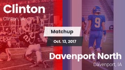 Matchup: Clinton  vs. Davenport North  2017